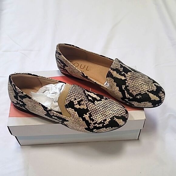 NIB, Soul Naturalizer Women's Python  Flats - Picture 2 of 6